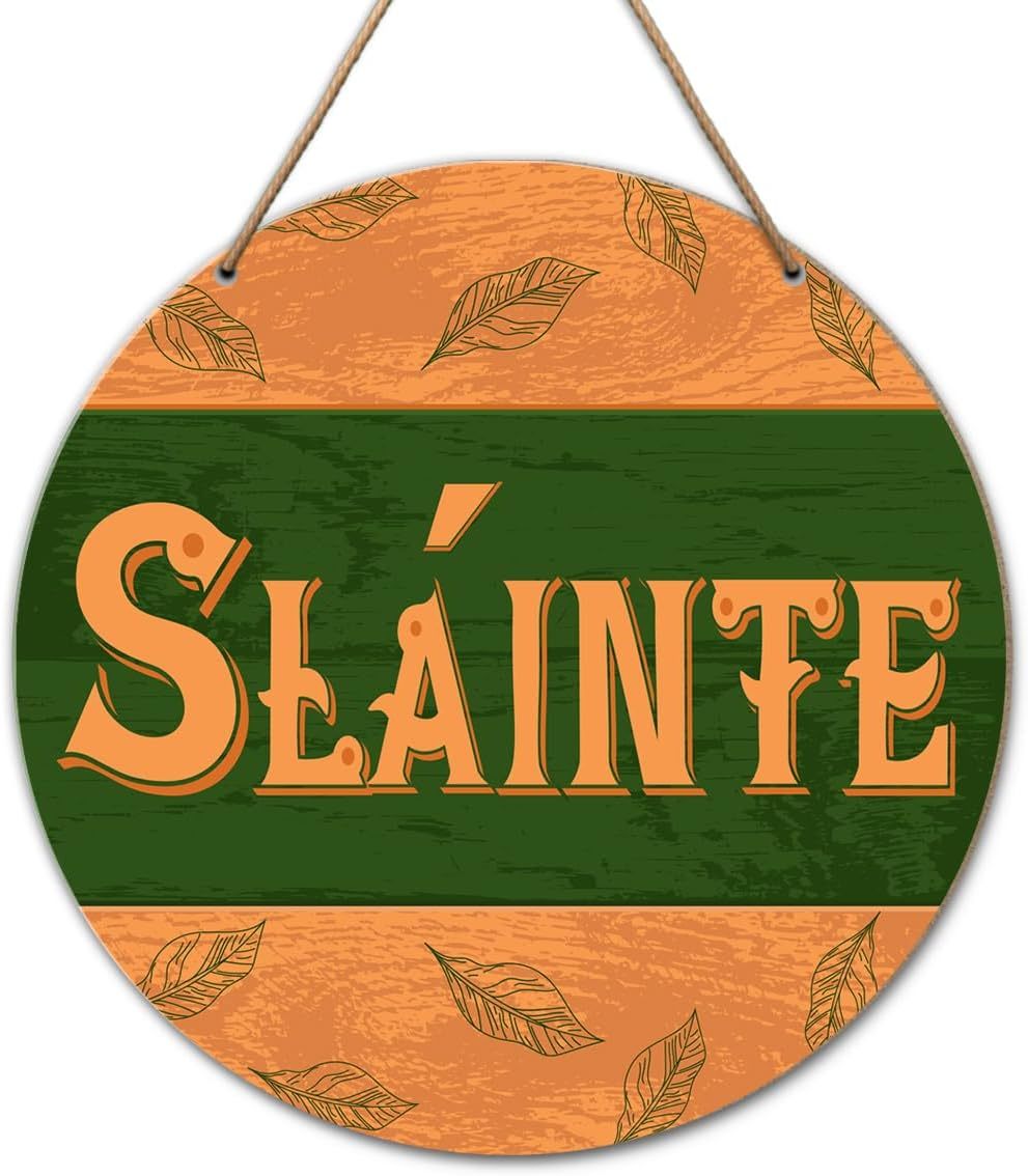 Sláinte Bar Decor Sign, Speakeasy Decor, Bar Sign For Home Kitchen Bar W... - $29.92