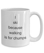 Funny Ski Mug - Skiing Coffee Cup - £13.23 GBP