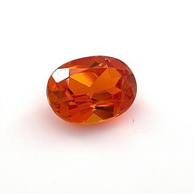 Lab Grown Orange Sapphire Oval Cut AAA Quality Available in 8x6mm - 10x8mm - £12.44 GBP