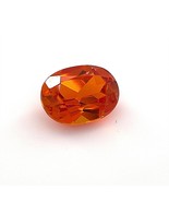 Lab Grown Orange Sapphire Oval Cut AAA Quality Available in 8x6mm - 10x8mm - £12.55 GBP