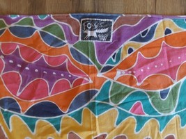 Foxys Jost Van Dyke BVI Authentic Tablecloth Margie Magic 40x66 Vintage ... - $49.90