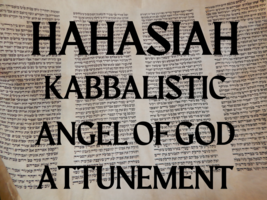 HAHASIAH Kabbalistic Angel of God Attunement - £19.18 GBP