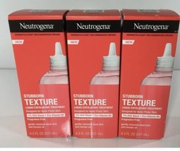 (3) Neutrogena Stubborn Texture Liquid Exfoliating Treatment AHA 4.3oz - $12.99