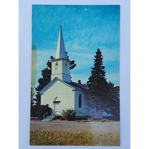 Postcard Holy Redeemer Catholic Church Eagle Harbor UP Michigan USA 1959 - £7.16 GBP