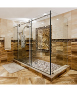 68-72&quot;W x 79&quot;H x 34 1/2&quot;D Shower Enclosure ULTRA-D Brushed Nickel by Les... - $26,348.46 MXN