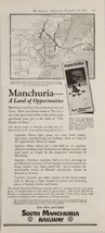 1921 Print Ad South Manchuria Railway Land of Opportunities Mr. Yozo Tamura - £14.24 GBP