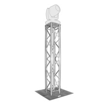 Global Truss 8.2Ft Aluminum DJ Lighting Tower Square Trussing Totem - £1,252.58 GBP