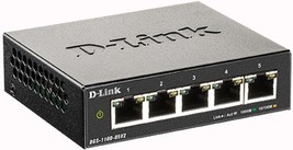 D Link 5 Port Gigabit Smart Managed Switch 5GbE Ports L2 VLANs Web Manag... - £44.62 GBP