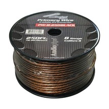 Audiopipe Power Cable 8-Gauge 250 Foot Spool - Black - $167.03 CAD