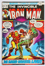 1973 Invincible Iron Man 60 by Marvel Comics 7/73, 1st Series, 20¢ Ironm... - £22.37 GBP