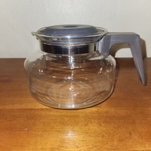 Vintage Glass Mr. Coffee Carafe Pot 8-Cup With Brown Handle &amp; Lid - $11.30
