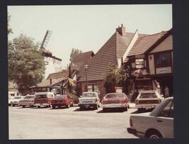 SNAPSHOT from ALBUM * SOLVANG CA - parkinglot THE OLD CREAMERY store win... - $7.95