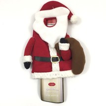 Santa Claus With Gift Sack Wine Bottle Cover St Nicholas Square Christmas Gift - £7.94 GBP