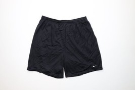Vtg 90s Nike Mens Large Distressed Travis Scott Mini Swoosh Above Knee Shorts - £38.89 GBP