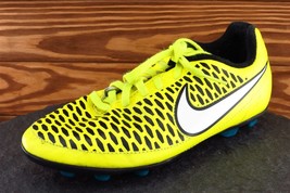 Nike Magista Youth Boys Shoes Sz 4 M Neon Yellow Synthetic Cleats - £17.20 GBP