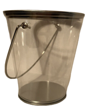 13 Clear Candy Pails No Lids Party Supplies Favors Goody Bags Crafts New - $15.79