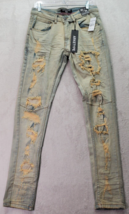 Arketype Jeans Womens Size 30 Vanilla Denim Cotton Distressed Pockets Skinny Leg - £32.60 GBP