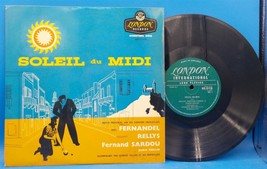 Fernandel, Sardou, Rellys, Rollin 10&quot; LP Soleil Du Midi EX / VG++ BX1 - £15.76 GBP