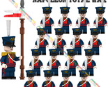 16Pcs Napoleon War Russian Guards Uhlan Soldiers Military Minifigure Bri... - $28.98