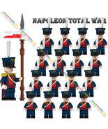 16Pcs Napoleon War Russian Guards Uhlan Soldiers Military Minifigure Bricks Toys - $28.98