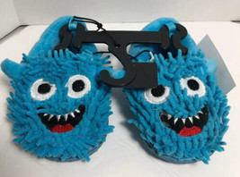 Toddler Slippers sz: 3 - New with Tags Blue Monster Skid Proof See Descr... - £8.58 GBP