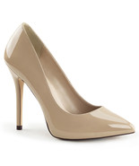 PLEASER Sexy Shoes Classic Cream Beige 5&quot; Stilettos High Heels Pumps AMU... - $65.95