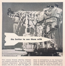 1948 US Army Air Force Career Advertisement Reflector Telescope Military... - $24.99