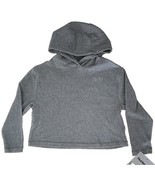 HURLEY ~ Hooded ~ Long Sleeve Shirt w/Hair Tie ~ Grey Heather ~ Girls&#39; S... - $42.10 CAD