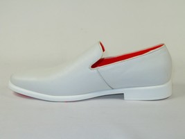 Men Tayno Dressy Casual Soft Leather Comfortable Slip on Loafer #ALPHA L White image 13