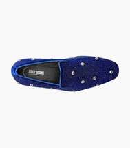 Stacy Adams Spangle Rhinestone Slip On Shoes Royal Blue 25699-432 image 4