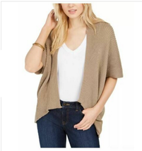 Save The Ocean Recycled Knit Kimono Taupe $78 - NWT - £14.34 GBP