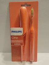 New Philips One By Sonicare Battery Powered Toothbrush Miami Coral HY1100/01 - £7.99 GBP