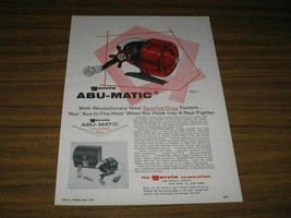 1958 Print Ad Garcia Abu-Matic Fishing Reels Synchro-Drag New York,NY - £10.26 GBP