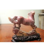 Antique Marble Horse on a Stand - £796.43 GBP