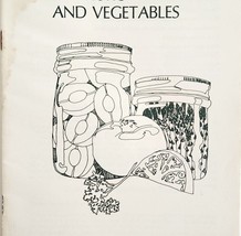 1983 Home Canning of Fruits &amp; Vegetables USDA Booklet Agriculture - $24.99