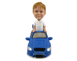 Custom Bobblehead Small Kid In Fancy Car - Motor Vehicles Cars, Trucks & Vans Pe - $164.00