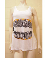 Lauren Moshi Ghoul Swing Tank in White NEW - T15-GHO - £70.00 GBP