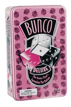 Bunco Game Deluxe Edition - Pink Tin Breast Cancer Edition - Cardinal Games 2005 - $10.00