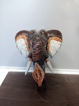 African - Tiki - Wood - elephant face mask for wall - $69.05 CAD