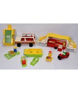Complete Vintage Fisher Price Little People Play Family Camper Set 992 0... - $133.65
