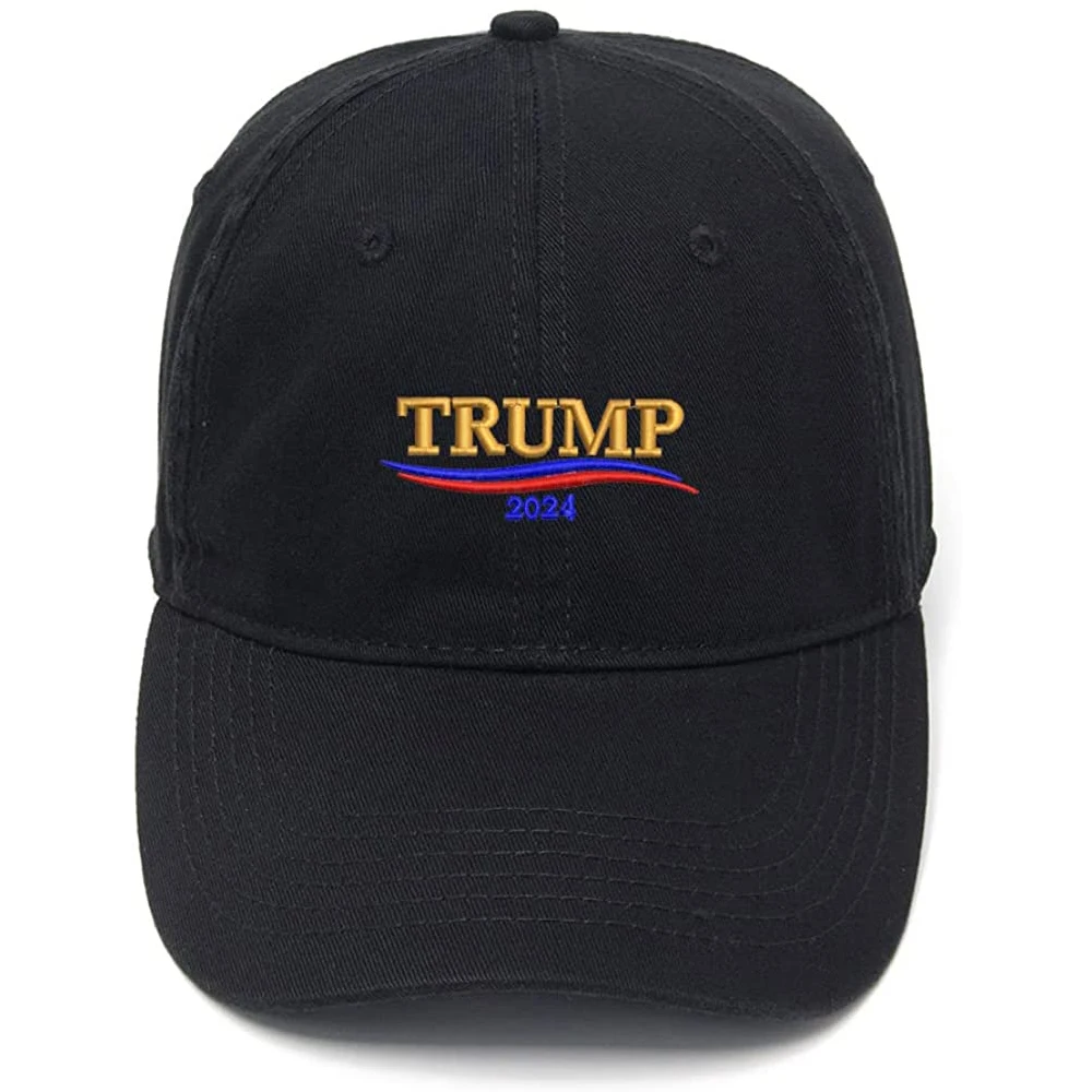 Lyprerazy Men&#39;s Baseball Cap Trump 2024 Save America Embroidery Hat Cotton - £22.47 GBP