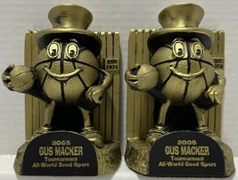 2005 GUS MACKER Tournament All-World Good Sport Bookends Est.1974 - $186.99