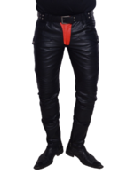 Black Leather Pants Men Soft Lambskin Leather Sexy Skinny Style Trouser - £120.47 GBP