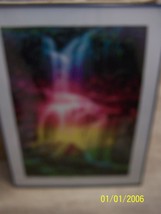 Diamond Art Painting of a Rainbow Waterfalls,12x16 frame - £51.51 GBP