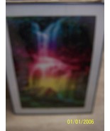 Diamond Art Painting of a Rainbow Waterfalls,12x16 frame - £51.11 GBP