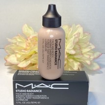 MAC Studio Radiance Face Body Radiant Sheer Foundation Makeup W4 1.7oz NIB Free - £15.53 GBP
