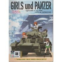 DVD Anime Girls Und (&amp;) Panzer Complete Series (1-12) +OVA +Special English Sub - £13.96 GBP