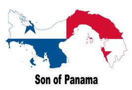 Son of Panama Panamanian Country Map Flag Poster High Quality Print - £5.42 GBP+