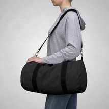 Durable Polyester Custom-Printed Duffel Bag for Travel or Gym (Black) - £54.57 GBP+