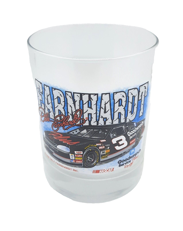 Hunter MFG Licensed 1998 Dale Earnhardt, Sr.  #3 NASCAR 12 Oz. Clear Glass